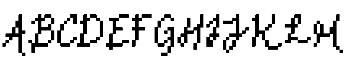 Bonefish Font UPPERCASE