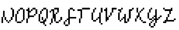 Bonefish Font UPPERCASE