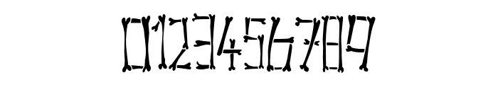 Bones in Black Font OTHER CHARS