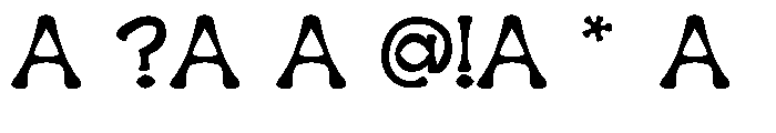 BonesFont Font OTHER CHARS