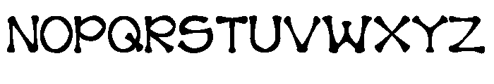 BonesFont Font UPPERCASE