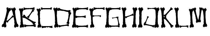 Bonez Demo Font UPPERCASE