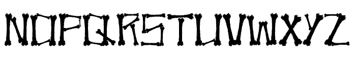 Bonez Demo Font UPPERCASE