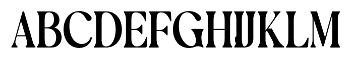 Bonfire Glisten Font UPPERCASE
