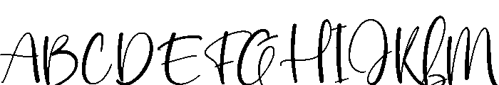 Bonfire Font UPPERCASE