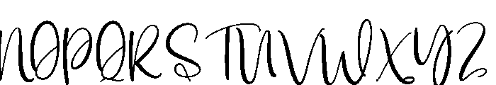 Bonfire Font UPPERCASE