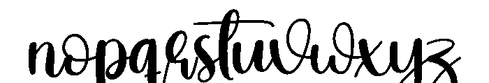 Bonfire Font LOWERCASE