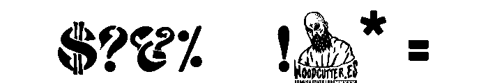 Bonita Stencil Font OTHER CHARS