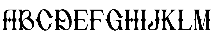 Bonjgure Font UPPERCASE