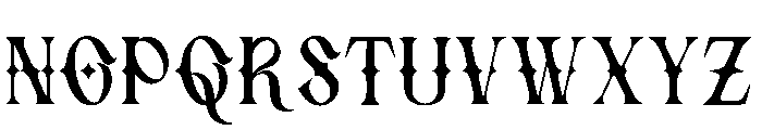 Bonjgure Font UPPERCASE
