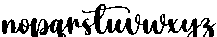 Bonny Font LOWERCASE