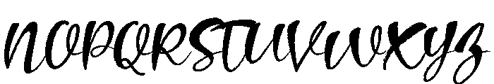Bonogoda Font UPPERCASE