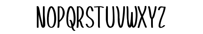 Bonrin Font LOWERCASE