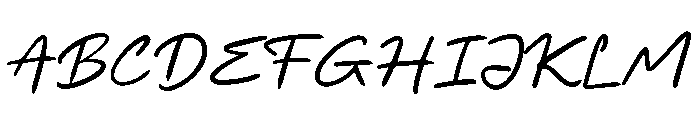 Bonskin Font UPPERCASE