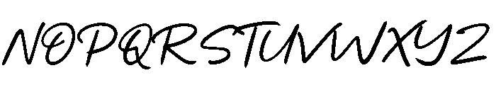 Bonskin Font UPPERCASE