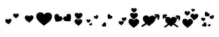 BonusHearts Font LOWERCASE