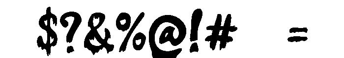 BooBaa Font OTHER CHARS