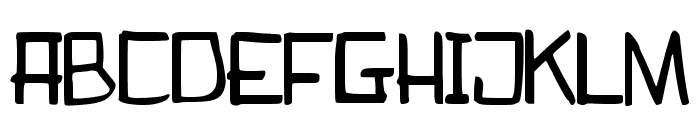 Boogieweewee Font UPPERCASE