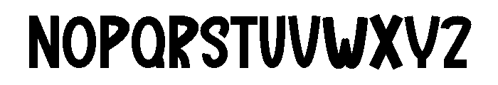 Book Nook Font LOWERCASE