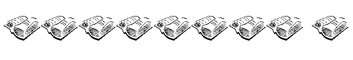Book Stamps Figure Font OTHER CHARS