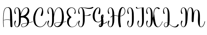 Book Font UPPERCASE
