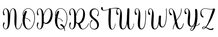 Book Font UPPERCASE