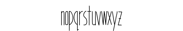 Bookends Font LOWERCASE