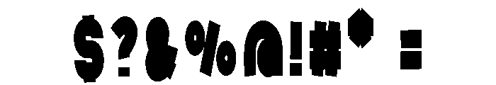 Bookmark2 Font OTHER CHARS