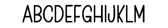 Booming2 Font UPPERCASE