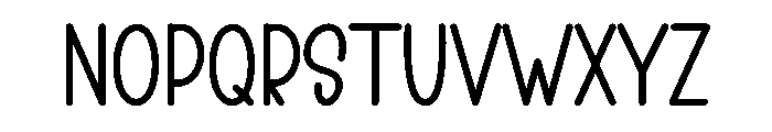 Booming2 Font UPPERCASE