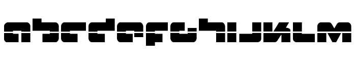 Boomstick Laser Font LOWERCASE