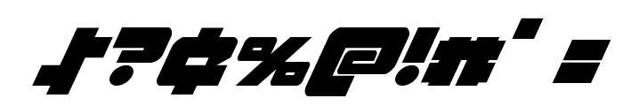 Boomstick Super-Italic Font OTHER CHARS