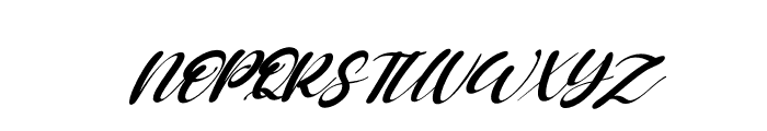 Boostone Italic Font UPPERCASE