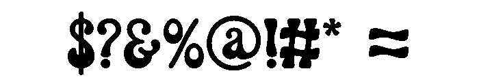 Boovela Regular Font OTHER CHARS