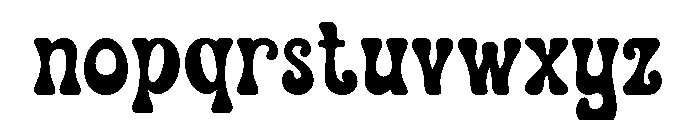 Boovela Regular Font LOWERCASE