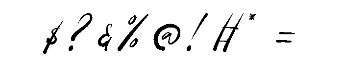 Boprura Script Regular Font OTHER CHARS