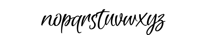 Borgers Script PERSONAL USE Regular Font LOWERCASE
