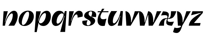 Boring Sans C Trial Bold Italic Font LOWERCASE