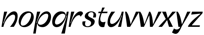 Boring Sans C Trial Italic Font LOWERCASE