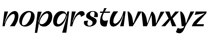 Boring Sans C Trial Medium Italic Font LOWERCASE