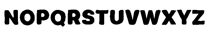 Boring Time Font LOWERCASE