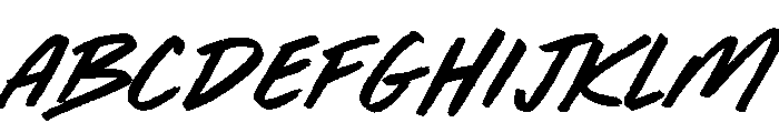 Born Wild Font UPPERCASE