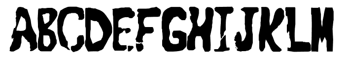 Boroboro Font LOWERCASE