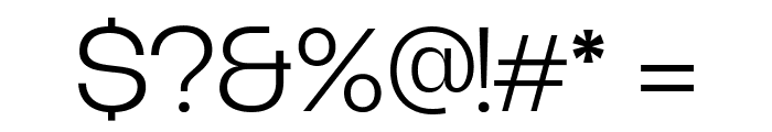 Borscha Light Font OTHER CHARS