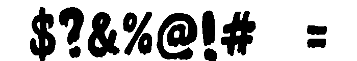 Boss Ghost Font OTHER CHARS