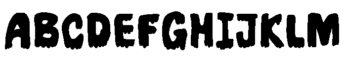 Boss Ghost Font UPPERCASE