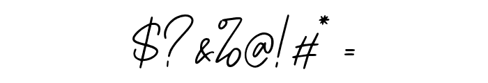 BossSignature Font OTHER CHARS