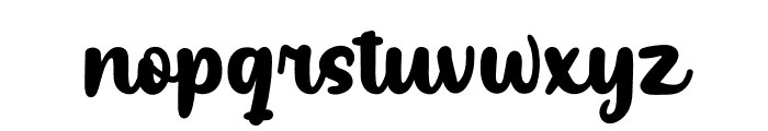 Bosskuy Personal Font LOWERCASE
