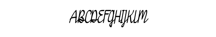 Bossy Sloth Font UPPERCASE