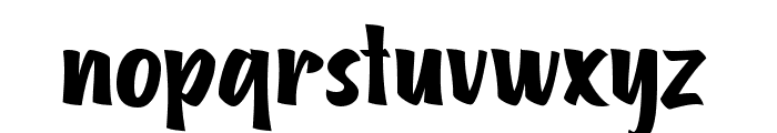 Bostana Font LOWERCASE